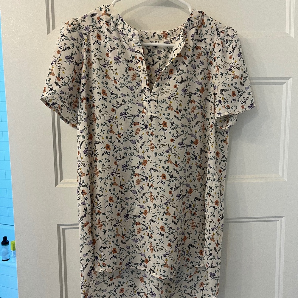 Pleione XS Floral Dress Top
